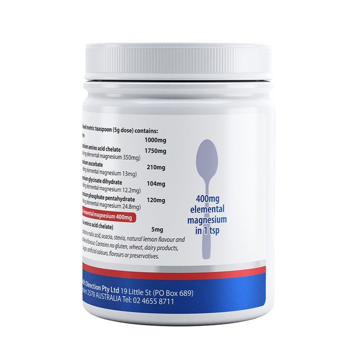 Cabot Health Ultra Potent Magnesium Powder Citrus 465g