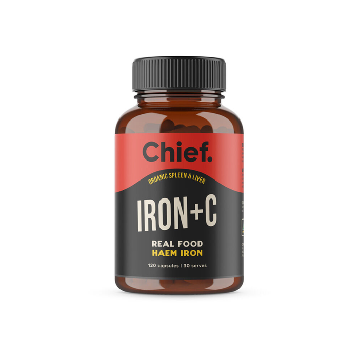 Chief Nutrition Iron + C 120 Capsules