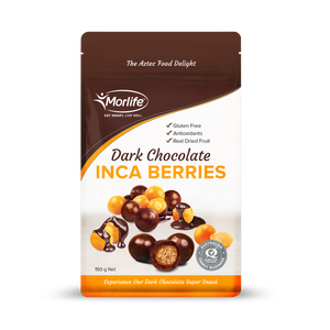 Morlife Dark Chocolate Inca Berries 150g