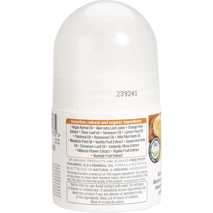 Dr Organic Moroccan Argan Oil Roll On Deodorant 50ml