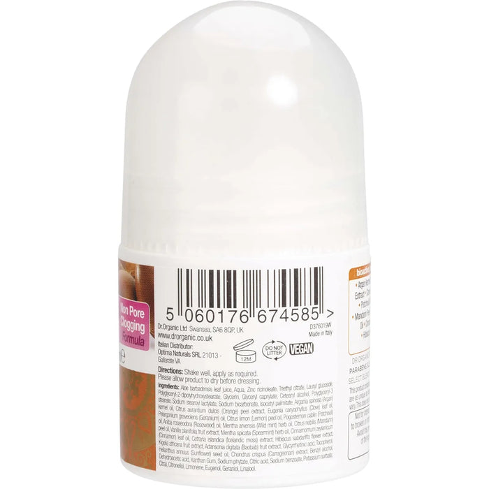 Dr Organic Moroccan Argan Oil Roll On Deodorant 50ml