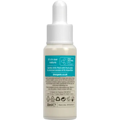 Dr Organic AHA Peel Skin Clear 30ml