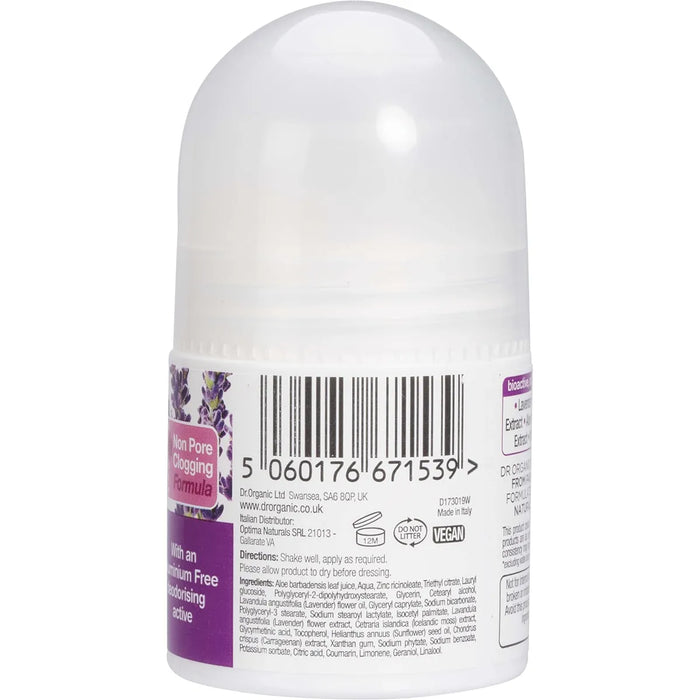 Dr Organic Lavender Roll On Deodorant 50ml
