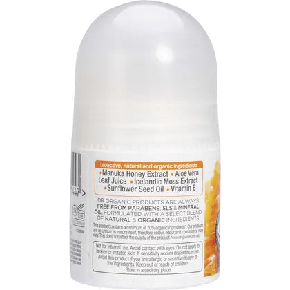Dr Organic Manuka Honey Roll On Deodorant 50ml