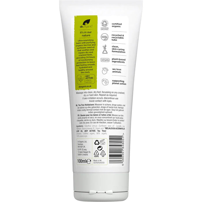 Dr Organic Tea Tree Heel Balm 100ml
