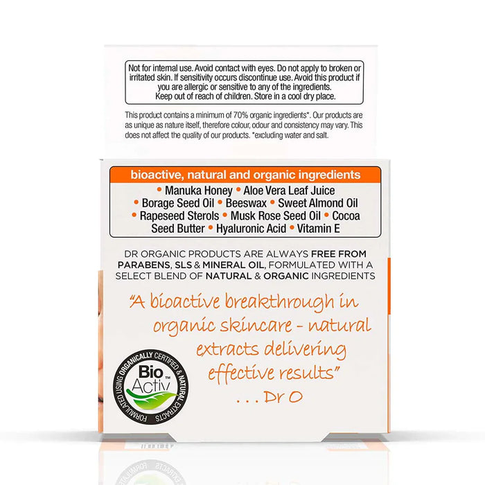 Dr Organic Rescue Cream Manuka Honey 50ml