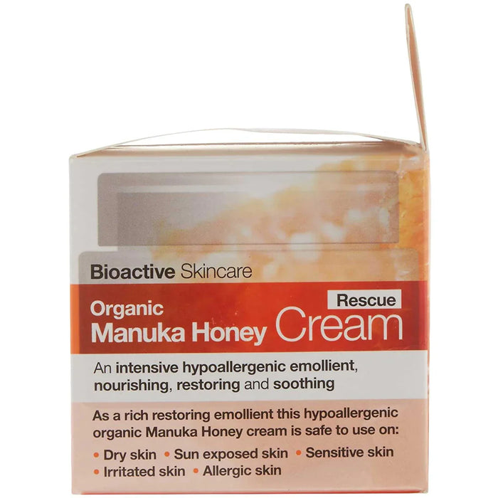 Dr Organic Rescue Cream Manuka Honey 50ml