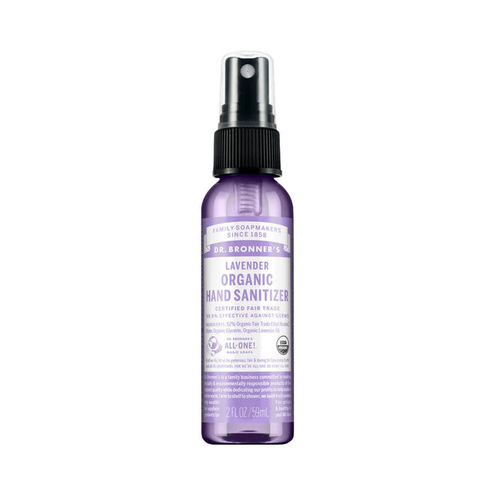 Dr Bronner's Organic Hand Sanitizer Lavender 59ml