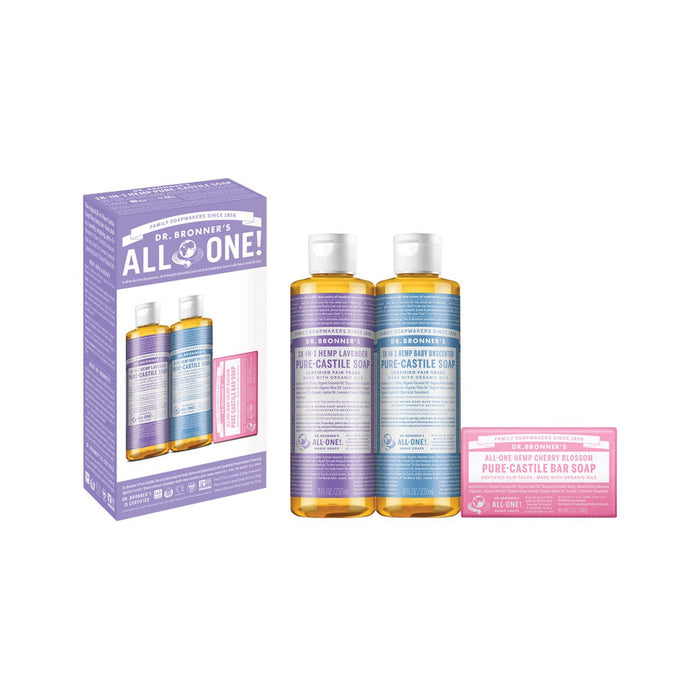 Dr Bronner's Pure Castile Soap Love Unites Pack