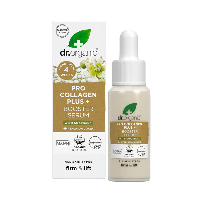 Dr Organic Pro Collagen Plus+ Booster Serum Soapbark 30ml