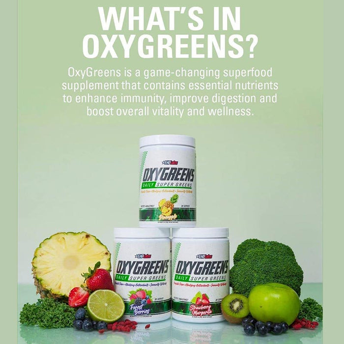 EHP Labs OxyGreens Strawberry Margarita 30 Serves