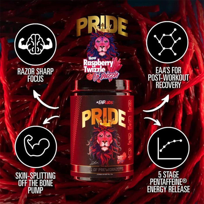 EHP Labs Pride Pre-Workout Raspberry Twizzle 40 Servings