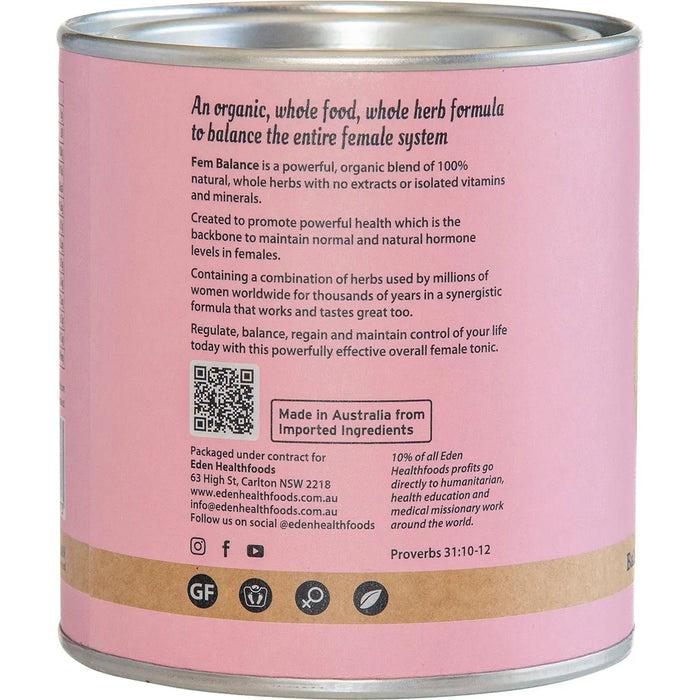 Eden Healthfoods Fem Balance 150g