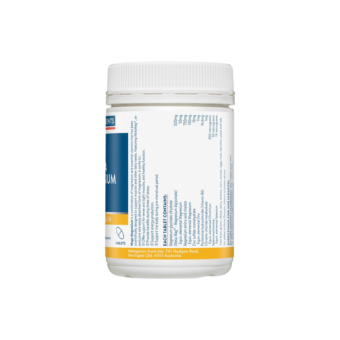 Ethical Nutrients Mega Magnesium Glycinate 5-in-1 120 Tablets