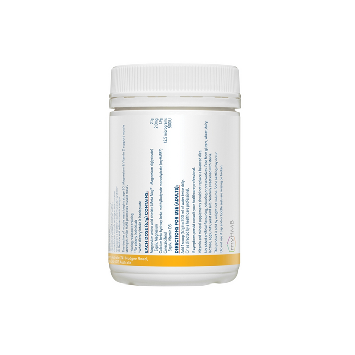 Ethical Nutrients Mega Magnesium Muscle Plus Powder Tangerine 135g