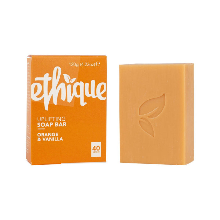 Ethique Bar Soap Uplifting Sweet Orange & Vanilla 120g