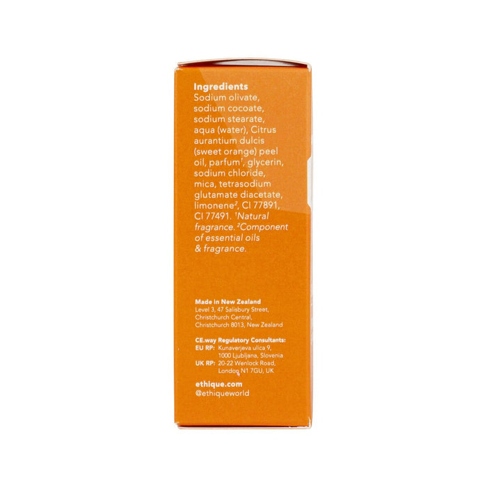 Ethique Bar Soap Uplifting Sweet Orange & Vanilla 120g