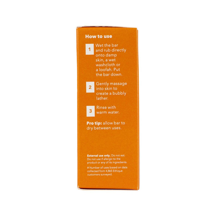 Ethique Bar Soap Uplifting Sweet Orange & Vanilla 120g