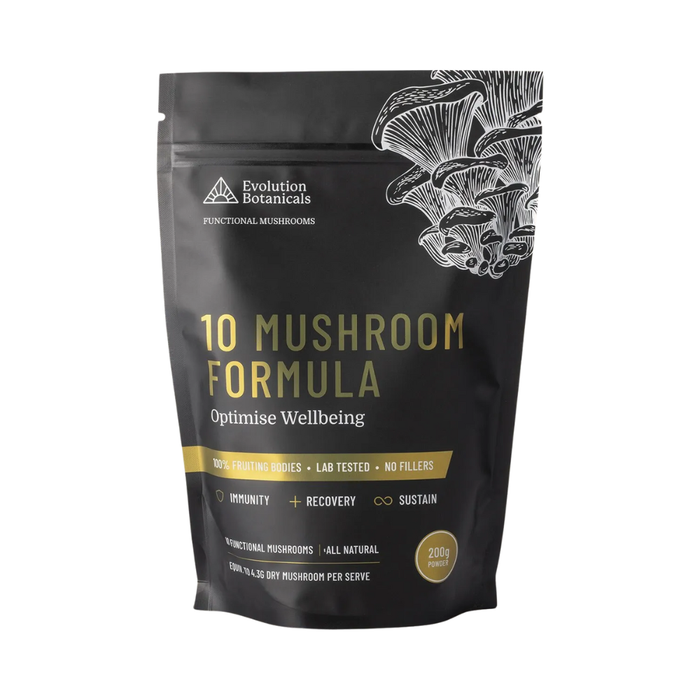 Evolution Botanicals 10 Mushroom Formula Optimise Wellbeing