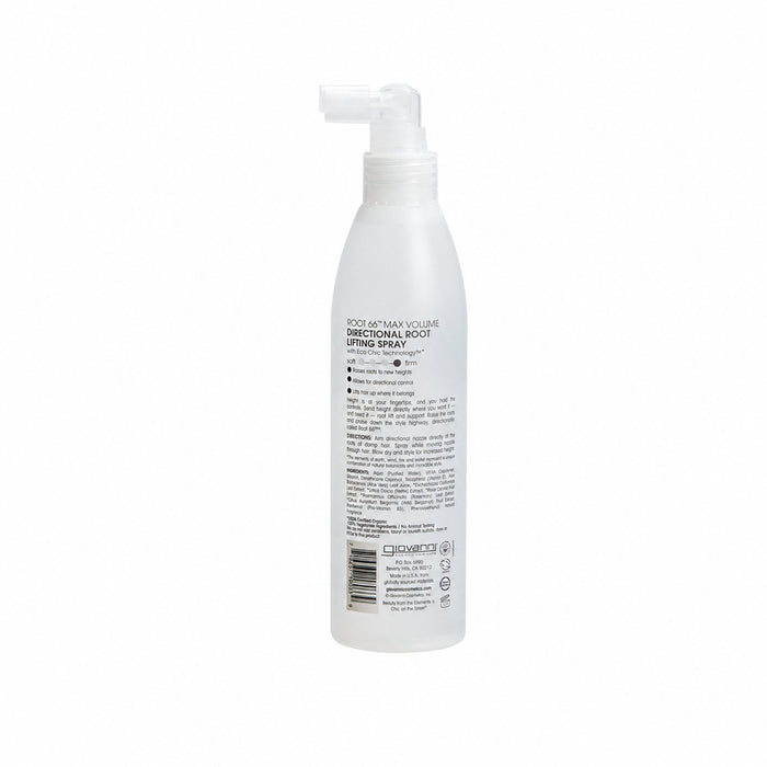 Giovanni Root 66 Root Lifting Spray 250ml – back label