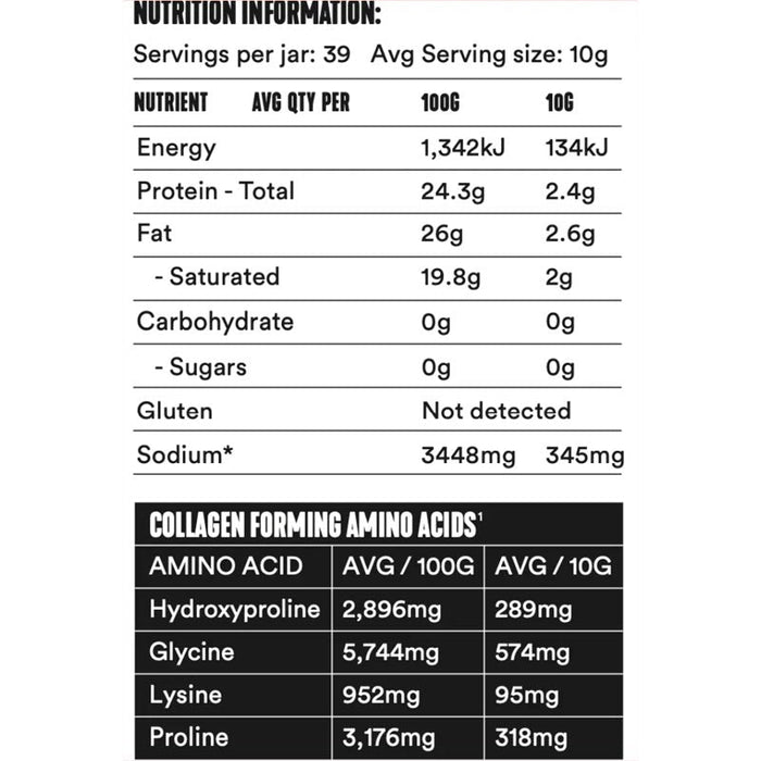 Gevity Rx Bone Broth Body Glue Burn 390g