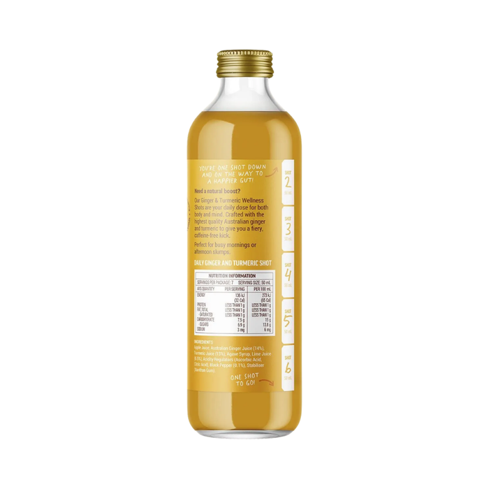 Buderim Ginger Ginger & Turmeric Wellness Shots 350ml