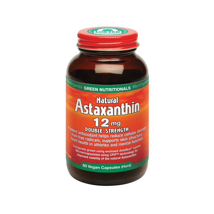 Green Nutritionals Natural Astaxanthin 12mg 60 Capsules