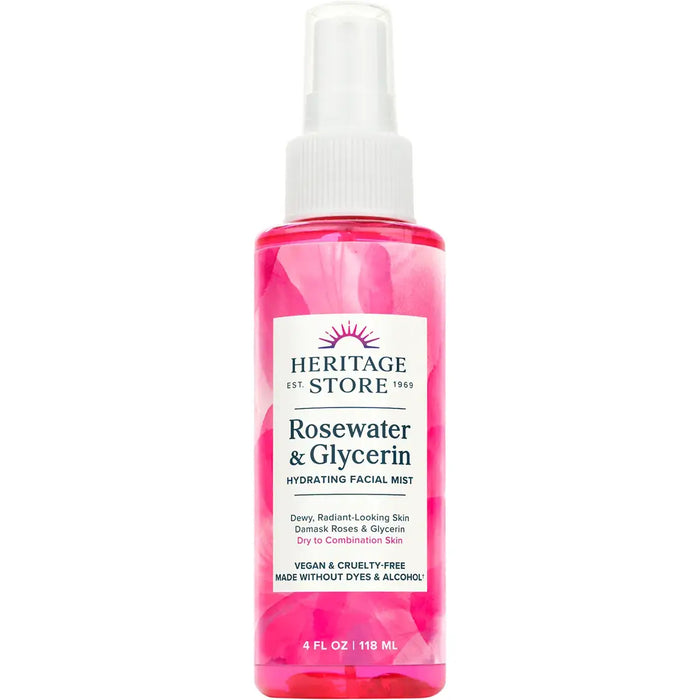 HERITAGE STORE Rosewater & Glycerin Hydrating Facial Mist