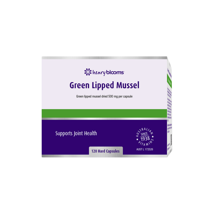 Henry Blooms Green Lipped Mussel 120 Capsules