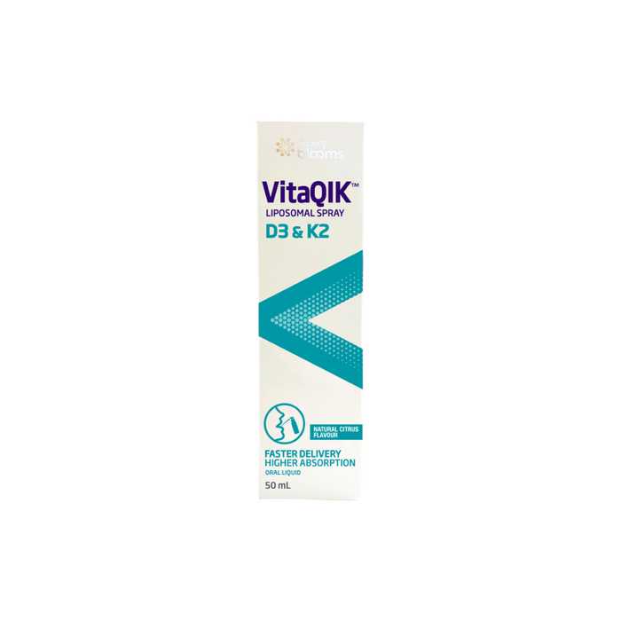 Henry Blooms VitaQIK Liposomal Spray D3 & K2 Oral Liquid 50ml