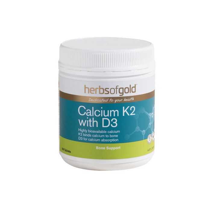 Herbs of Gold Calcium K2 with D3