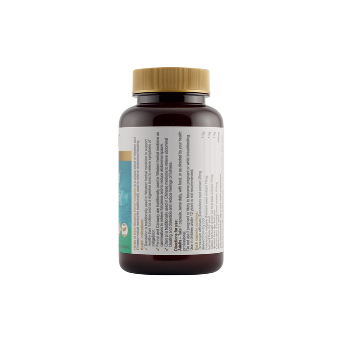 Herbs of Gold Bloating Relief Complex 60 Capsules