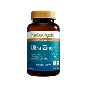Herbs of Gold Ultra Zinc+ 60 Capsules