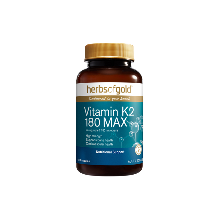 Herbs of Gold Vitamin K2 180 MAX 60 Capsules