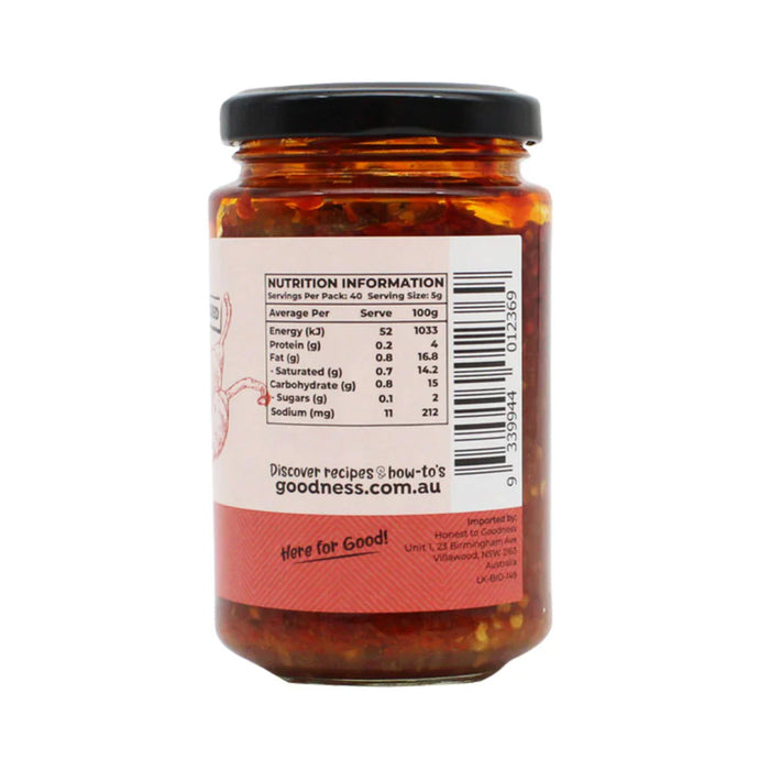 Honest to Goodness Organic Chilli Paste 200g