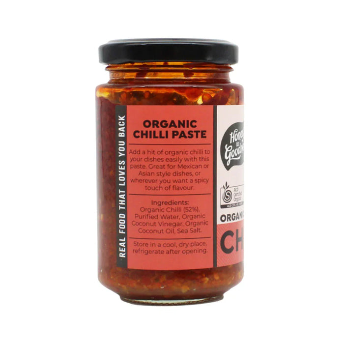 Honest to Goodness Organic Chilli Paste 200g