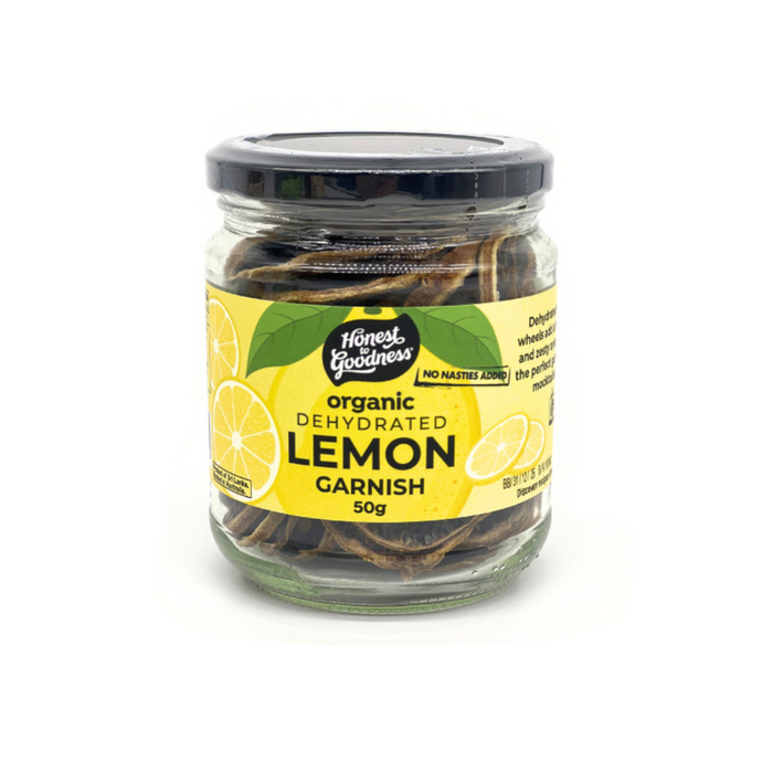 Honest to Goodness Organic Dehydrated Lemon Garnish 50g