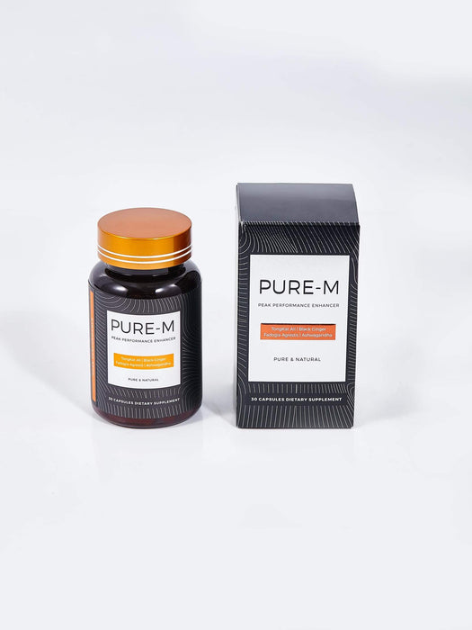 Pure Nature Labs PURE-M Premium Tongkat Ali & Enhancer Supplements 30 Capsules