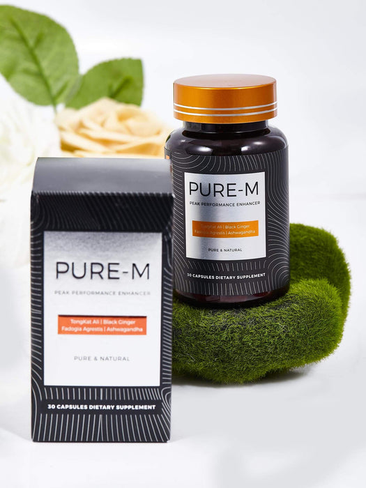 Pure Nature Labs PURE-M Premium Tongkat Ali & Enhancer Supplements 30 Capsules