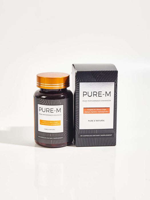 Pure Nature Labs PURE-M Premium Tongkat Ali & Enhancer Supplements 30 Capsules