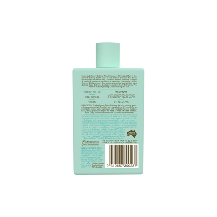 Jack N Jill Natural Bathtime Blissful Bubbles 300 ml