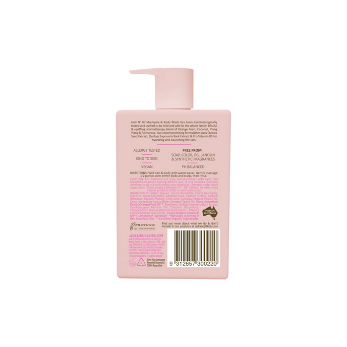 Jack N Jill Natural Bathtime Shampoo & Body Wash 300ml