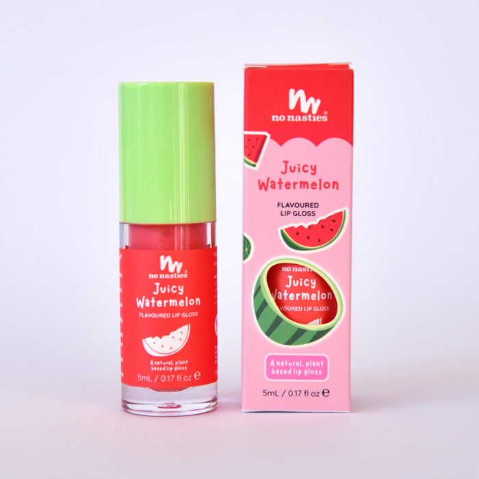 No Nasties Kids Lip Gloss Wand Juicy Watermelon 5g lifestyle image 2