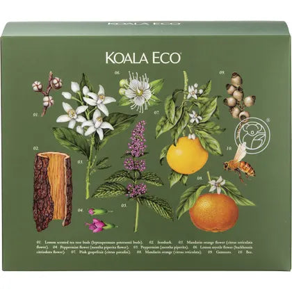 Koala Eco Gift Pack Clean & Safe Sanitiser, Hand Wash, Fruit Veg Wash 3 Pack