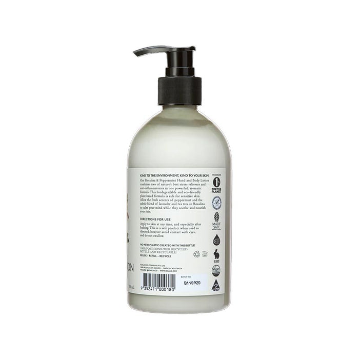 Koala Eco Hand & Body Lotion Rosalina and Peppermint 500ml