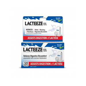 Lacteeze Mint Flavour 120 Chewable Tablets