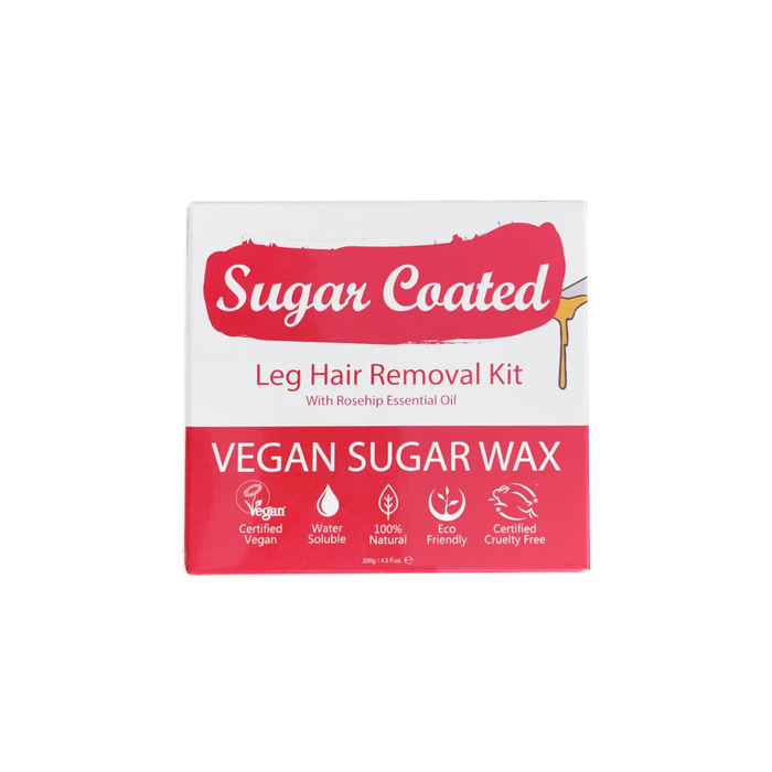 Sugar Coated Leg Hair Removal Wax Kit 200g