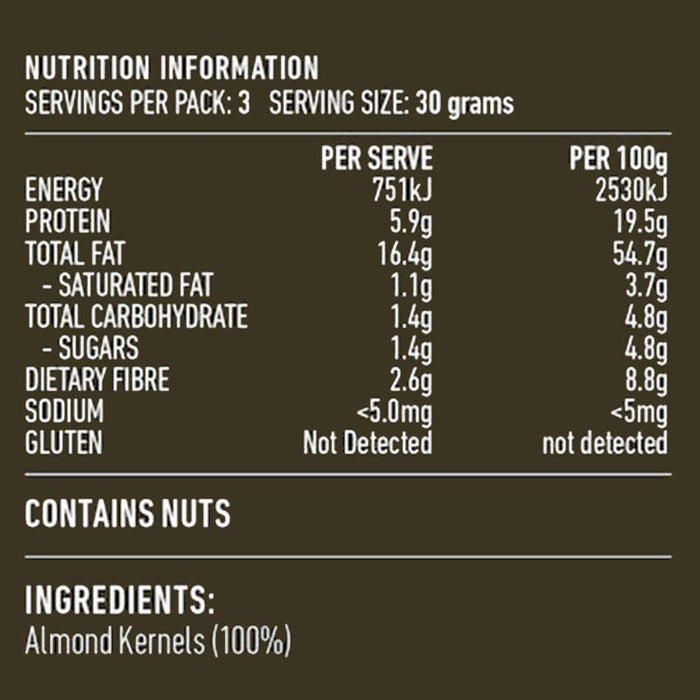 Lotus Almonds Raw Organic 100g