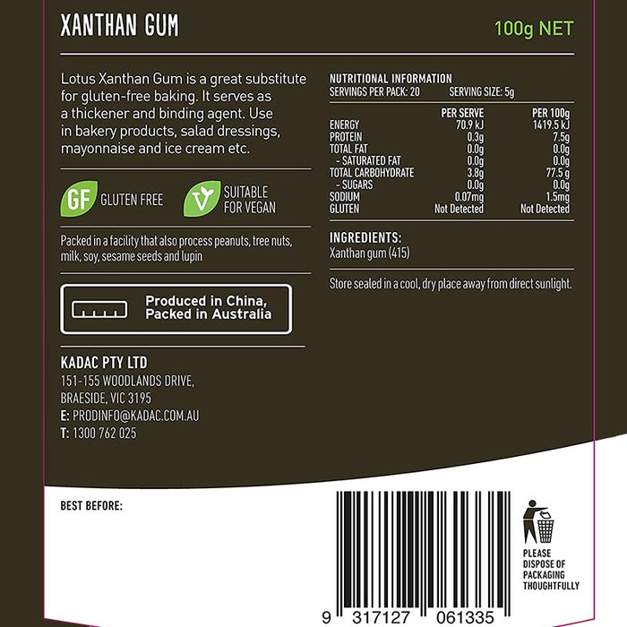 Lotus Xanthan Gum 100g