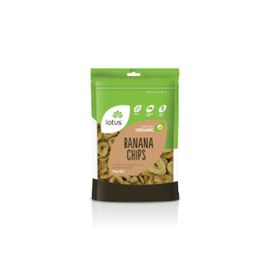 Lotus Banana Chips Organic 150g